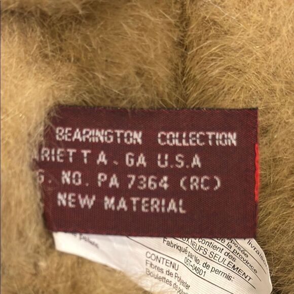 Bearington Collection Bear Blue and Brown Stuffed Animal Teddy Bear - Picture 9 of 10